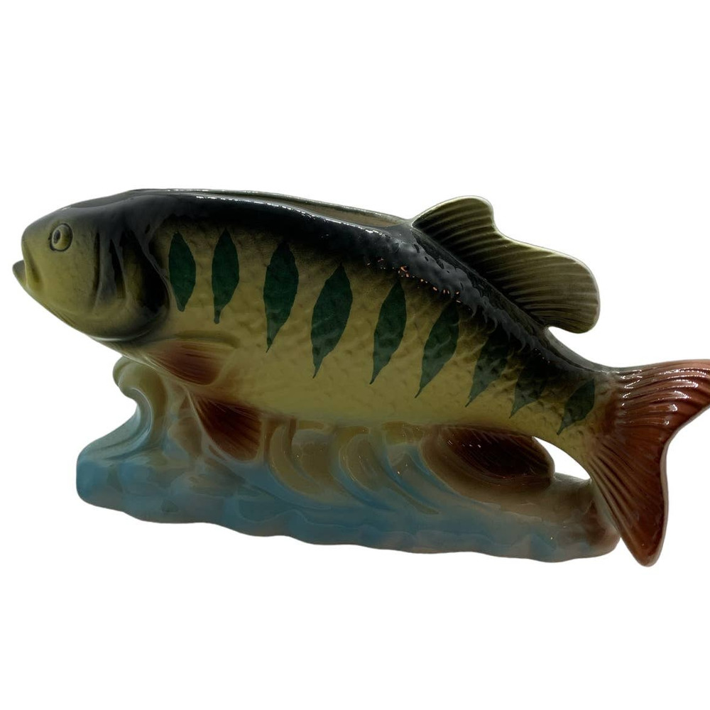 Rubens Original 5129 Yellow Perch Fish Planter Japan